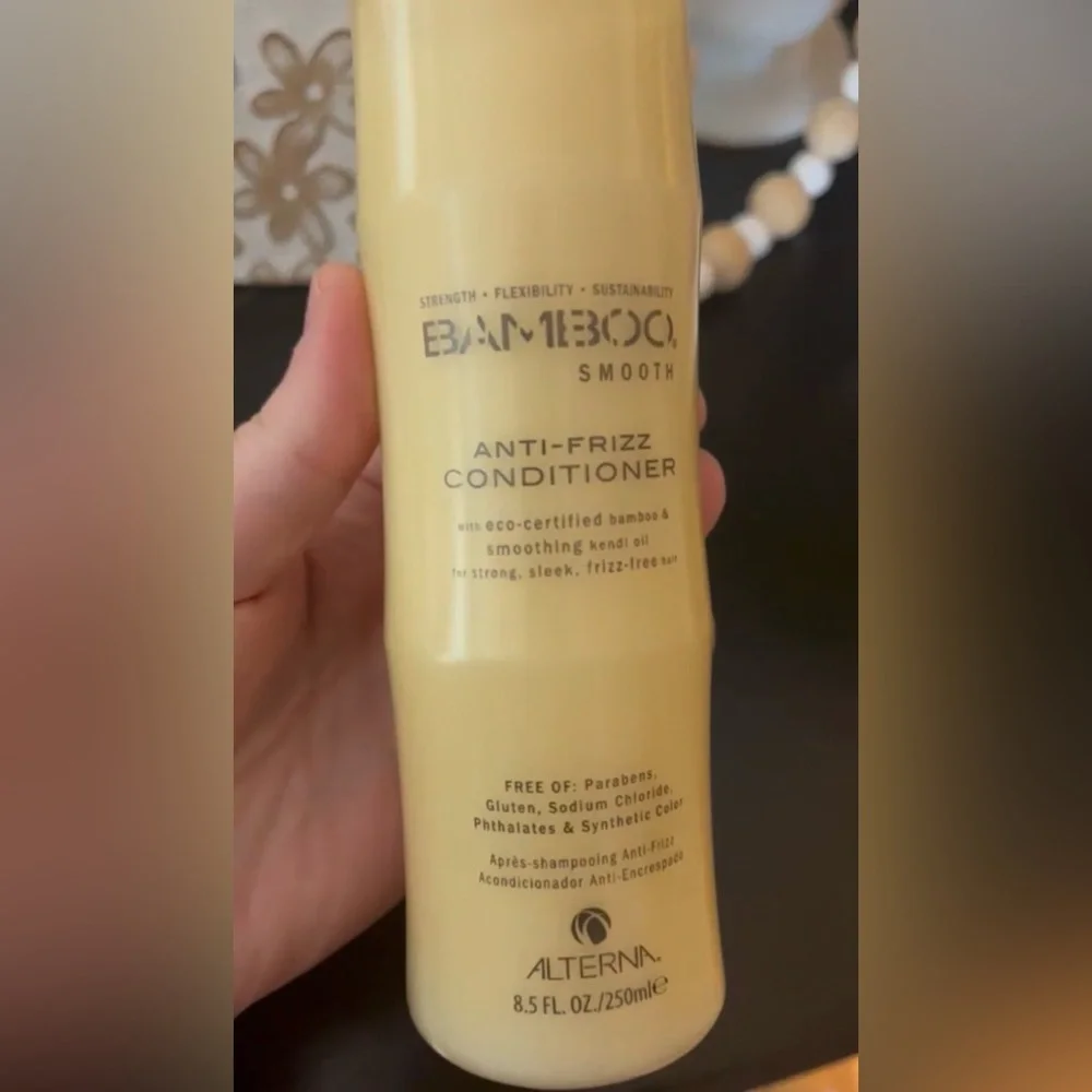 Alterna Bamboo Smooth Anti-Frizz Conditioner - Yellow Bottle Brand New